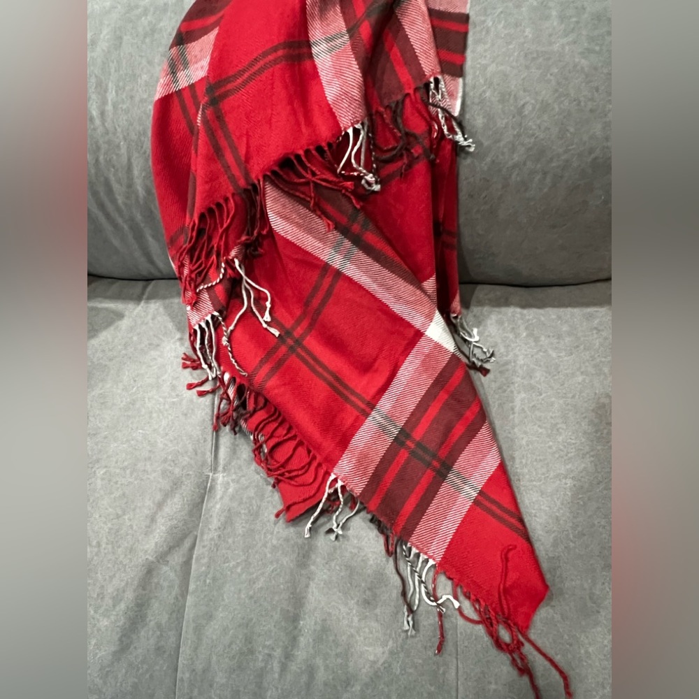 Pottery Barn Plaid Throw Blanket
